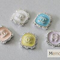 AY-283 ชาแนวว เหลี่มคละสี 5 ชิ้น