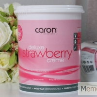 ฮาร์ด แว็กซ์ Deluxe Strawberry Crème Hard Wax 800g Caron