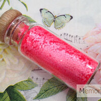 กากเพชร สีสะท้อนแสง สีส้ม