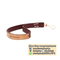 สายคล้องข้อมือกล้องหนังแท้ รุ่น Cam-in Chic Leather Wrist Strap สีไวน์แดง