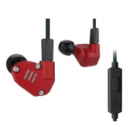 KZ ZS6 แดง ไมค์