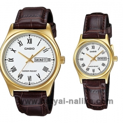 นาฬิกา คาสิโอ Casio SETคู่รัก รุ่น MTP-V006GL-7B+LTP-V006GL-7B ของแท้ รับประกัน1ปี