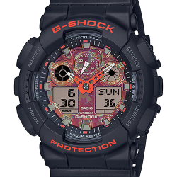 นาฬิกา Casio G-SHOCK JAPAN Only Limited TOKYO AUTUMN LEAVES series รุ่น GA-100TAL-1AJR (Made in Japan วางขายในญี่ปุ่นเท่านั้น) ของแท้ รับประกัน1ปี