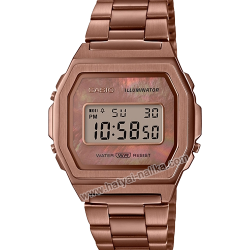 นาฬิกา คาสิโอ Casio STANDARD DIGITAL Vintage A1000 series รุ่น A1000RG-5 (ไม่มีขายในไทย) ของแท้ รับประกัน1ปี