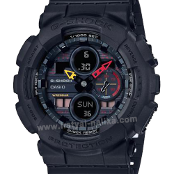 นาฬิกา Casio G-Shock Special color Basic Jet Black Multi-color series รุ่น GA-140BMC-1A ของแท้ รับประกัน1ปี