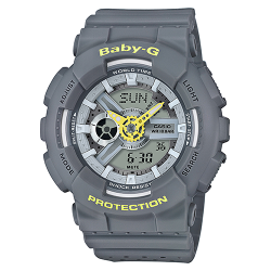 นาฬิกา Casio Baby-G Punching Pattern series รุ่น BA-110PP-8A (สายลายฉลุ) ของแท้ รับประกัน1ปี