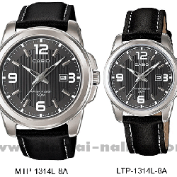 นาฬิกา คาสิโอ Casio SETคู่รัก รุ่น MTP-1314L-8A+LTP-1314L-8A ของแท้ รับประกัน 1 ปี