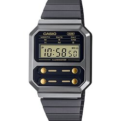 นาฬิกา คาสิโอ Casio DIGITAL Vintage A100 series รุ่น A100WEGG-1A2 ของแท้ รับประกัน 1 ปี