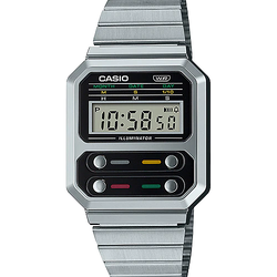 นาฬิกา คาสิโอ Casio DIGITAL Vintage A100 series รุ่น A100WE-1A ของแท้ รับประกัน 1 ปี