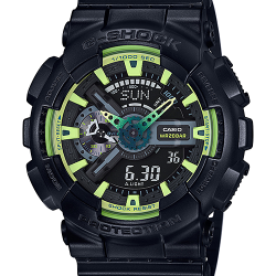 นาฬิกา คาสิโอ Casio G-Shock Limited Lime Accent Color series รุ่น GA-110LY-1A ของแท้ รับประกัน 1 ปี (นำเข้า Japan)