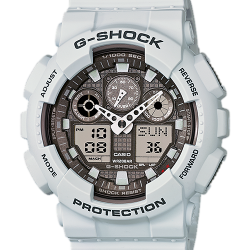 นาฬิกา คาสิโอ Casio G-Shock Limited model 30th Anniversary รุ่น GA-100LG-8A สีเทาควันบุหรี่
