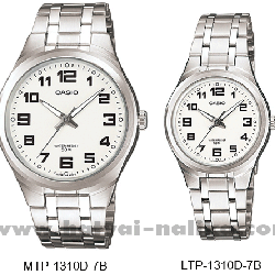 นาฬิกา คาสิโอ Casio SETคู่รัก รุ่น MTP-1310D-7B+LTP-1310D-7B ของแท้ รับประกัน 1 ปี