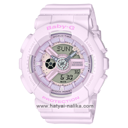 นาฬิกา Casio Baby-G Pink Bouquet series รุ่น BA-110-4A2 (สีลาเวนเดอร์) ของแท้ รับประกัน 1 ปี