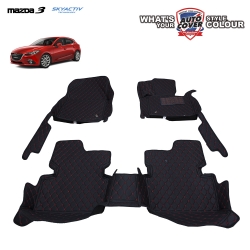 พรมรถยนต์ 6D รถ MAZDA 3 SKYACTIV 4-5 DOOR 2014-2018 ชุดภายในห้องโดยสาร จำนวน 3 ชิ้น