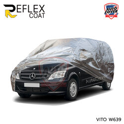 ผ้าคลุมรถเข้ารูป รถ MERCEDES BENZ VITO รหัส W639 ผ้าคลุมรถกันแดด กันไอร้อน กันน้ำ รุ่น REFLEX COAT