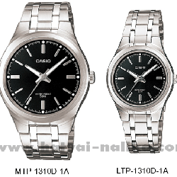 นาฬิกา คาสิโอ Casio SETคู่รัก รุ่น MTP-1310D-1A+LTP-1310D-1A ของแท้ รับประกัน 1 ปี