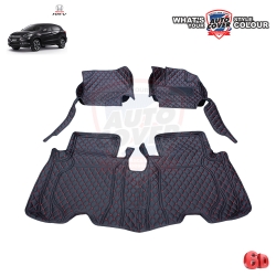 พรมปูพื้นรถยนต์ 6D รถ HONDA HRV ปี 2014-2020 พรมรถยนต์ ชุดภายในห้องโดยสาร จำนวน 3 ชิ้น