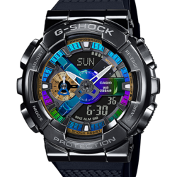นาฬิกา Casio G-Shock ANALOG-DIGITAL GM-110 series รุ่น GM-110B-1A ของแท้ รับประกัน1ปี