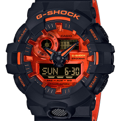 นาฬิกา Casio G-Shock Limited Bright Orange Color series รุ่น GA-700BR-1A ของแท้ รับประกัน1ปี