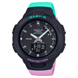 นาฬิกา Casio Baby-G G-SQUAD BSA-B100MT Misty Pastel Color รุ่น BSA-B100MT-1A ของแท้ รับประกัน1ปี
