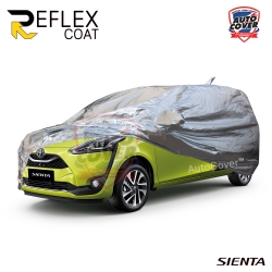 ผ้าคลุมรถเข้ารูป 100% รถ TOYOTA SIENTA ปี 2016-2022 ผ้าคลุมรถกันแดด กันไอร้อน กันน้ำ รุ่น REFLEX COAT