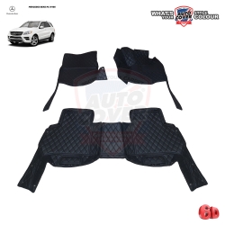 พรมรถยนต์ 6D รถ MERCEDES BENZ ML 350 รหัสตัวถัง W166 ปี 2012-2016 ชุดภายในห้องโดยสาร จำนวน 3 ชิ้น