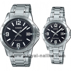 นาฬิกา คาสิโอ Casio SETคู่รัก รุ่น MTP-V004D-1B2+LTP-V004D-1B2 ของแท้ รับประกัน1ปี