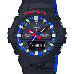 นาฬิกา Casio G-SHOCK Limited Layered Tricolor series รุ่น GA-800LT-1A "PEPSI" ของแท้ รับประกัน1ปี