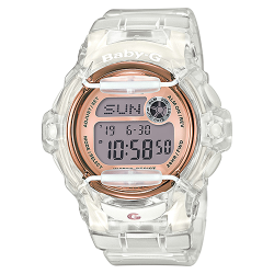 นาฬิกา Casio Baby-G STANDARD DIGITAL รุ่น BG-169G-7B (Jelly ขาวใสพิ้งค์โกลด์) ของแท้ รับประกัน 1 ปี
