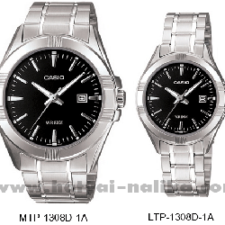 นาฬิกา คาสิโอ Casio SETคู่รัก รุ่น MTP-1308D-1A+LTP-1308D-1A ของแท้ รับประกัน 1 ปี