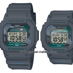 นาฬิกา คาสิโอ Casio G-Shock x Baby-G เซ็ตคู่รัก Vintage Hawaii series รุ่น GLX-5600VH-1 x BLX-5600VH-1 ของแท้ รับประกัน 1 ปี