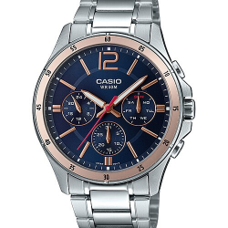 นาฬิกา คาสิโอ Casio STANDARD Analog'men รุ่น MTP-1374D-2A2V ของแท้ รับประกัน 1 ปี