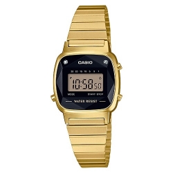นาฬิกา คาสิโอ Casio STANDARD DIGITAL Vintage รุ่น LA670WGAD-1 ของแท้ รับประกัน 1 ปี