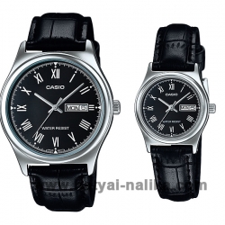 นาฬิกา คาสิโอ Casio SETคู่รัก รุ่น MTP-V006L-1B+LTP-V006L-1B ของแท้ รับประกัน1ปี