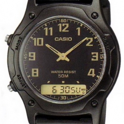 นาฬิกา คาสิโอ Casio STANDARD ANALOG-DIGITAL รุ่น AW-49H-1B