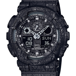 นาฬิกา Casio G-Shock Special color GA-100CG Cracked pattern series รุ่น GA-100CG-1A ของแท้ รับประกัน1ปี