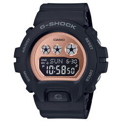 นาฬิกา Casio G-Shock มินิ S-Series GMD-S6900MC series รุ่น GMD-S6900MC-1 (สีดำพิ้งค์โกลด์) ของแท้ รับประกัน1ปี