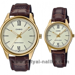 นาฬิกา คาสิโอ Casio SETคู่รัก รุ่น MTP-V005GL-9B+LTP-V005GL-9B ของแท้ รับประกัน 1 ปี
