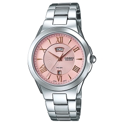 นาฬิกา คาสิโอ Casio BESIDE 3-HAND ANALOG รุ่น BEL-130D-4AV ของแท้ รับประกัน 1 ปี