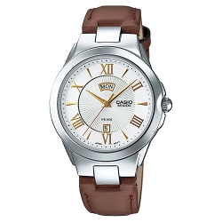 นาฬิกา คาสิโอ Casio BESIDE 3-HAND ANALOG รุ่น BEL-130L-7AV ของแท้ รับประกัน 1 ปี