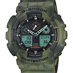 นาฬิกา Casio G-Shock Limited model Marble Camouflage series รุ่น GA-100MM-3A ของแท้ รับประกัน 1 ปี