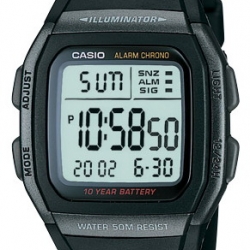 นาฬิกา คาสิโอ Casio 10 YEAR BATTERY รุ่น W-96H-1B ของแท้ รับประกัน 1 ปี