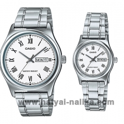 นาฬิกา คาสิโอ Casio SETคู่รัก รุ่น MTP-V006D-7B+LTP-V006D-7B ของแท้ รับประกัน1ปี