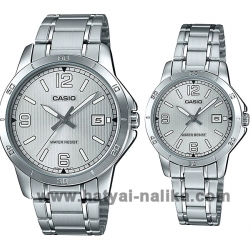 นาฬิกา คาสิโอ Casio SETคู่รัก รุ่น MTP-V004D-7B2+LTP-V004D-7B2 ของแท้ รับประกัน1ปี