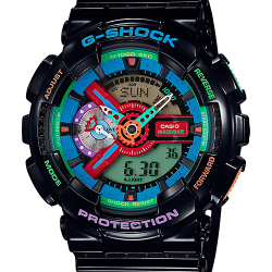 นาฬิกา Casio G-Shock Limited Multi-Color series Crazy Color 2016 รุ่น GA-110MC-1A ของแท้ รับประกัน1ปี