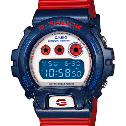 นาฬิกา คาสิโอ Casio G-Shock Limited model Red&Blue series รุ่น DW-6900AC-2DR “Captain America Jr.”