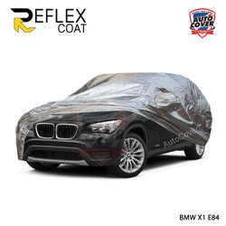 ผ้าคลุมรถเข้ารูป 100% รถ BMW X1 รหัส E84 ปี 2009-2015 ผ้าคลุมกันแดด กันไอร้อน กันน้ำ รุ่น REFLEX COAT