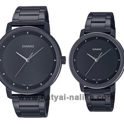 นาฬิกา คาสิโอ Casio SETคู่รัก รุ่น MTP-B115B-1EV+LTP-B115B-1EV ของแท้ รับประกัน 1 ปี