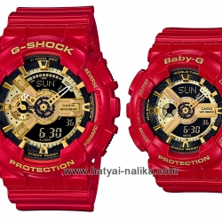 นาฬิกา คาสิโอ Casio G-SHOCK x BABY-G เซ็ตคู่รัก Limited Valentine Love 2017 รุ่น GA-110VLA-4A x BA-110VLA-4A Pair set (นำเข้า Japan ไม่มีขายในไทย) ของแท้ รับประกัน 1 ปี