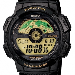นาฬิกา คาสิโอ Casio 10 YEAR BATTERY รุ่น AE-1100W-1BV